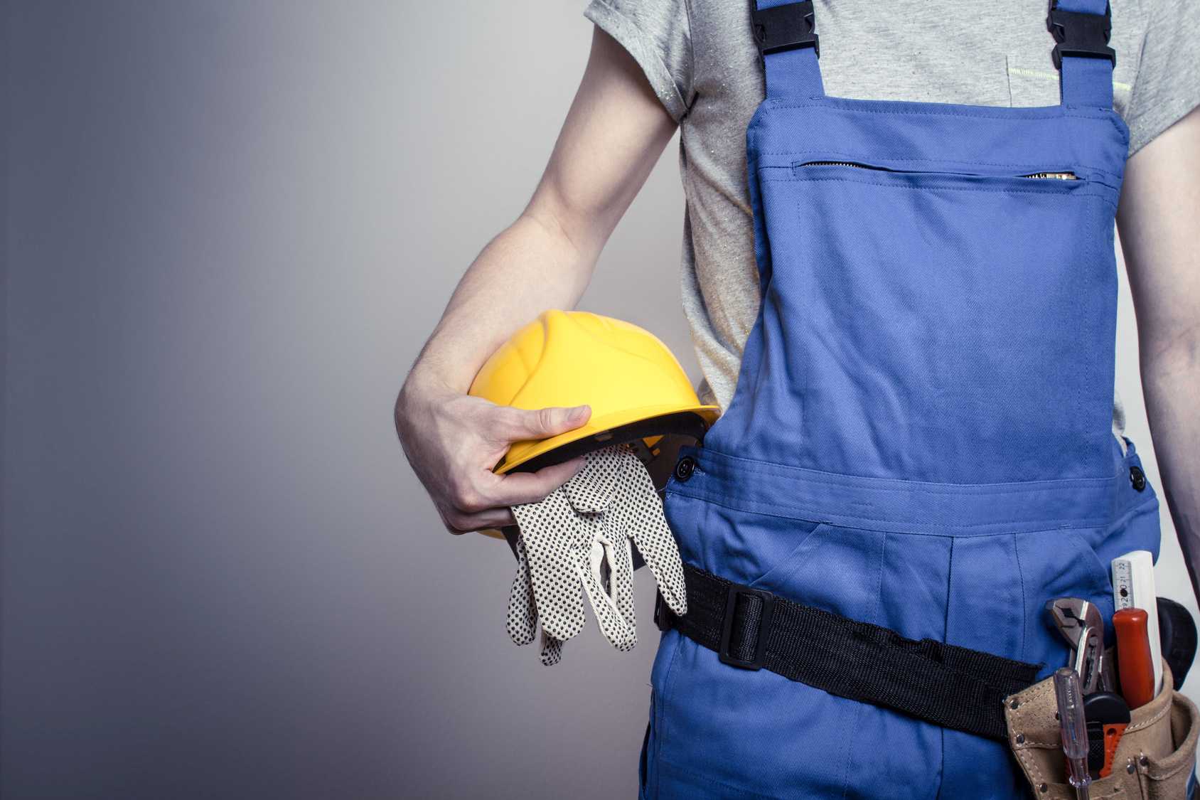 Handwerker für die Dämmung
