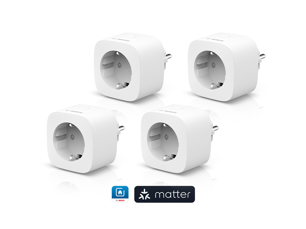 Vier Stück Zwischenstecker kompakt [+M] 