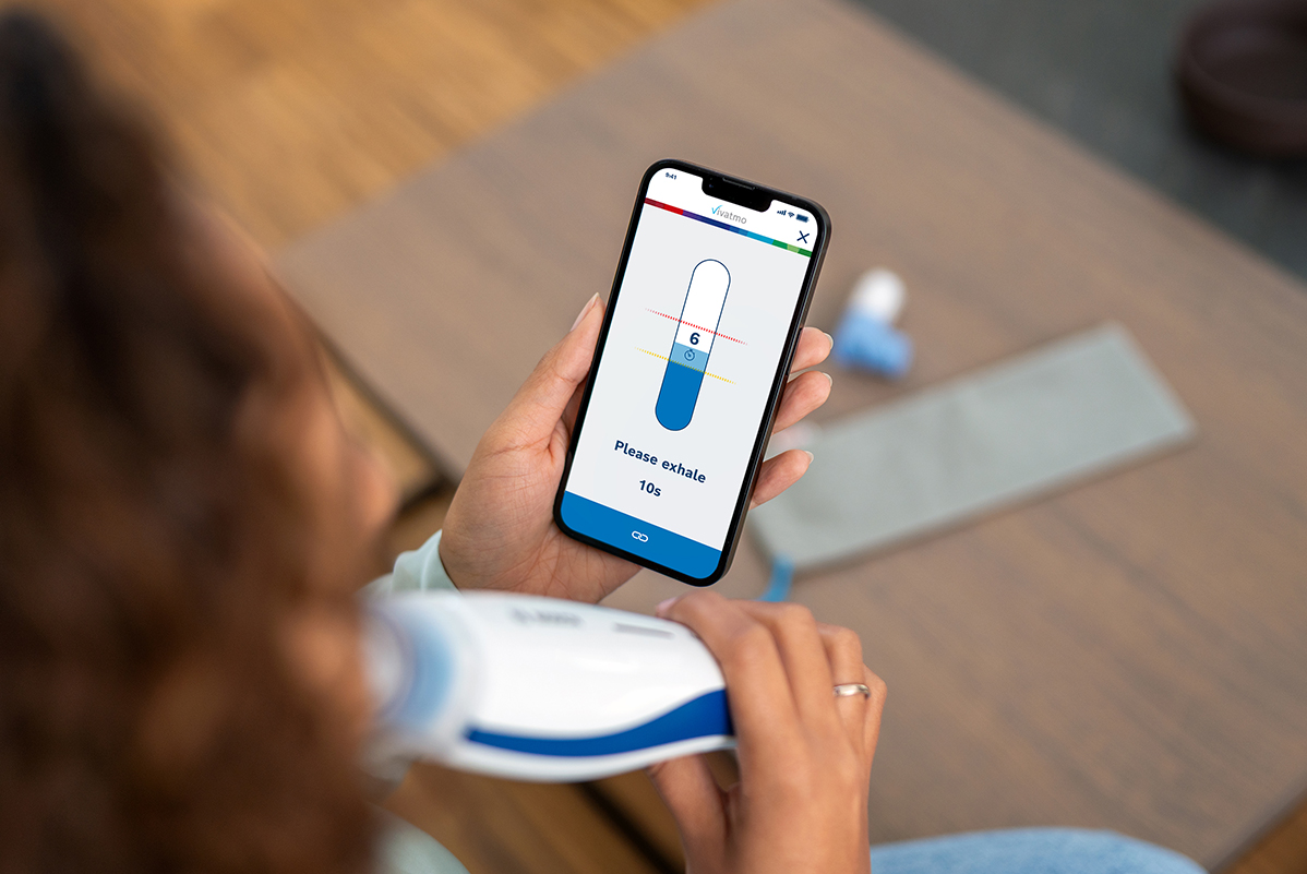 Vivatmo me App Anwendung